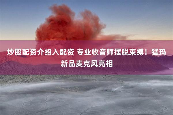 炒股配资介绍入配资 专业收音师摆脱束缚！猛玛新品麦克风亮相