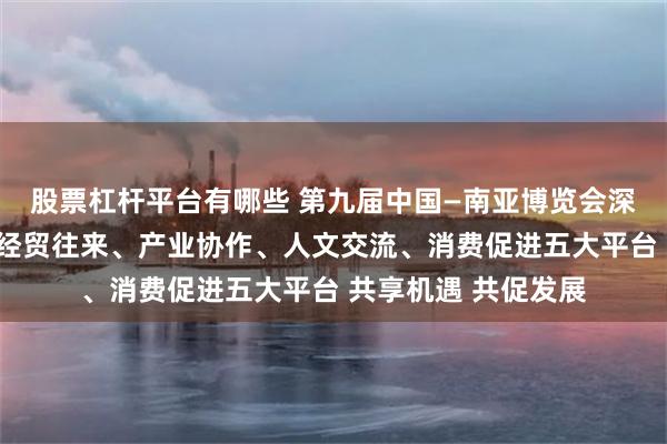股票杠杆平台有哪些 第九届中国—南亚博览会深度构建开放合作、经贸往来、产业协作、人文交流、消费促进五大平台 共享机遇 共促发展