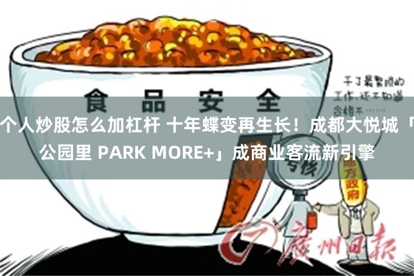 个人炒股怎么加杠杆 十年蝶变再生长!成都大悦城「公园里 PARK MORE+」成商业客流新引擎